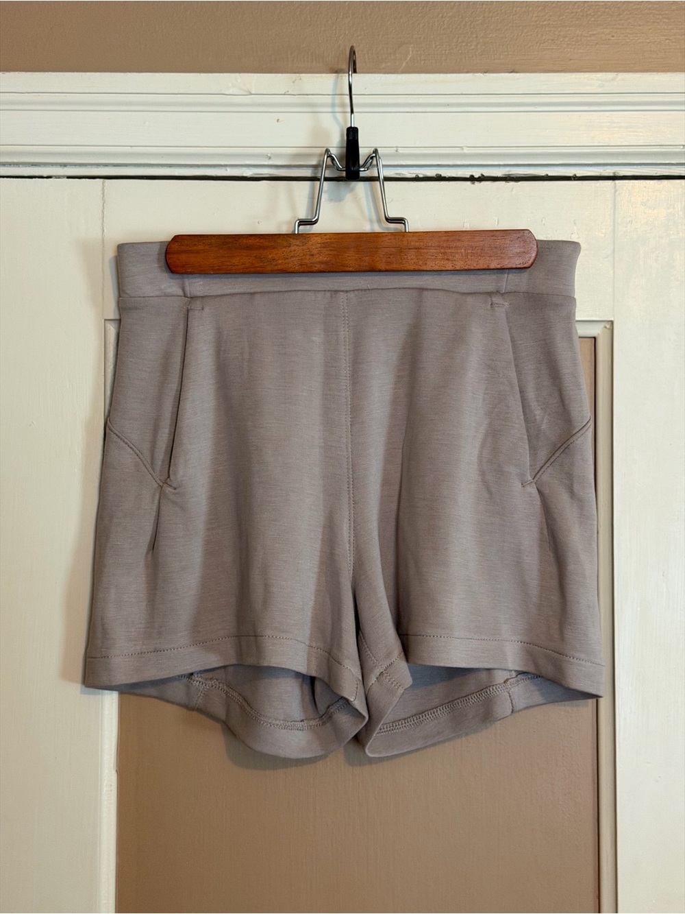 Danskin Taupe Athletic Pull-On Shorts